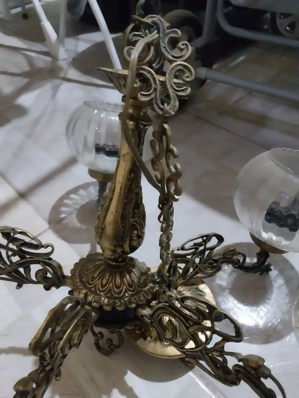 Lustre de bronze  - Foto 4
