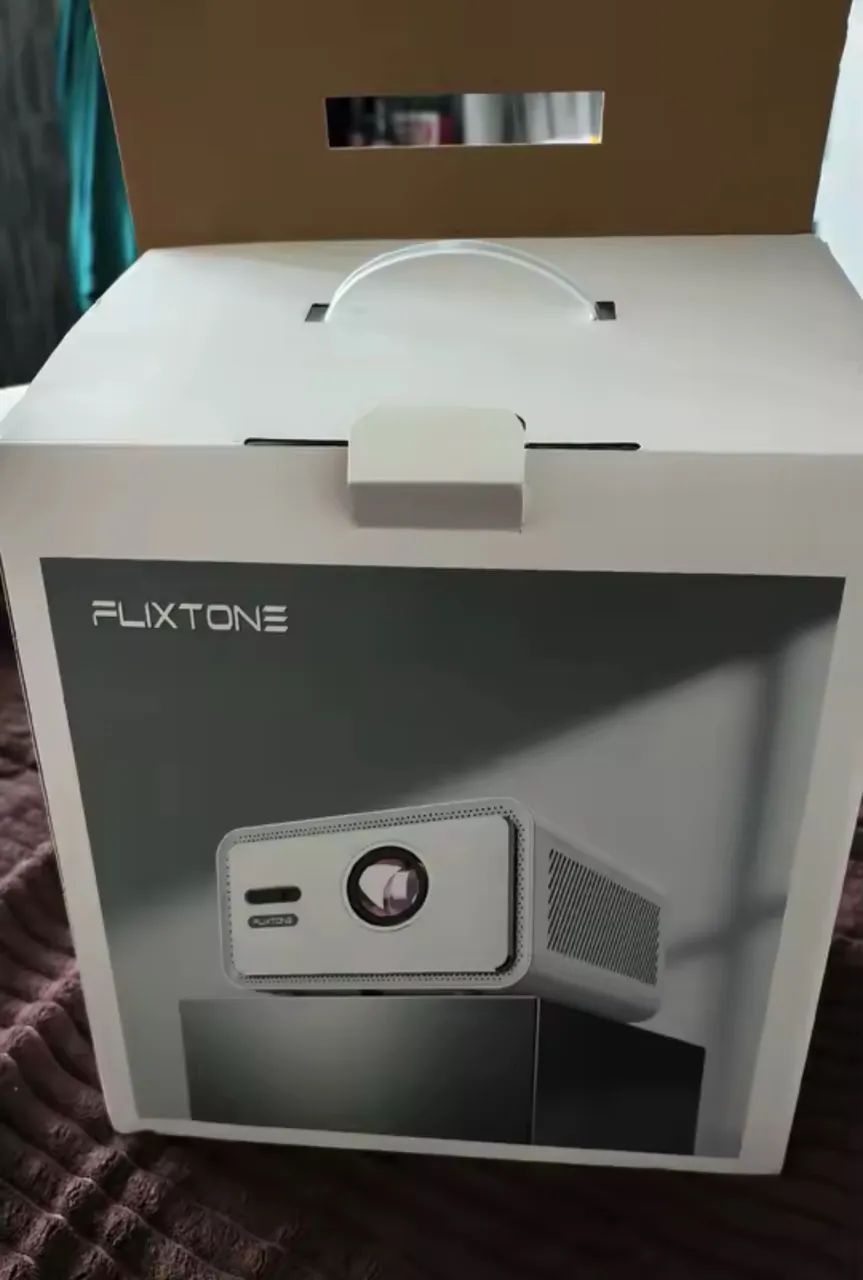 VENDO PROJETOR Flixtone D9W Mini 2500 ANSI Full HD 1080P Projetor 4K - Foto 4