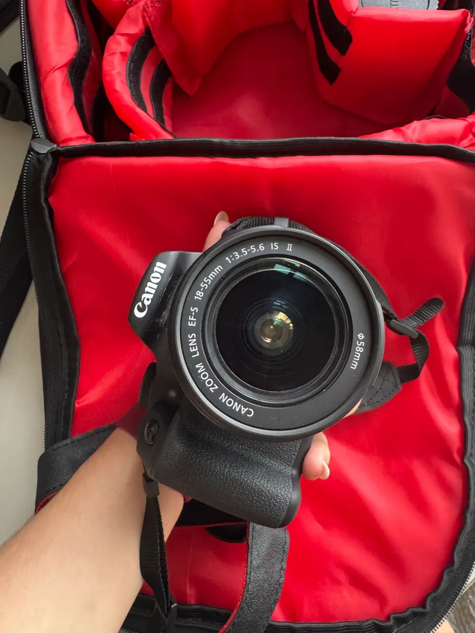 Canon t7 Plus c/ Lente 18-55mm + Lente 50mm Canon+Bateria Extra+C. Memória+Mochila (Nota) - Foto 3