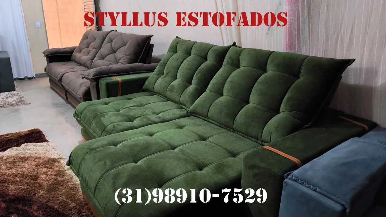 Sofá retrátil novo modelo de luxo