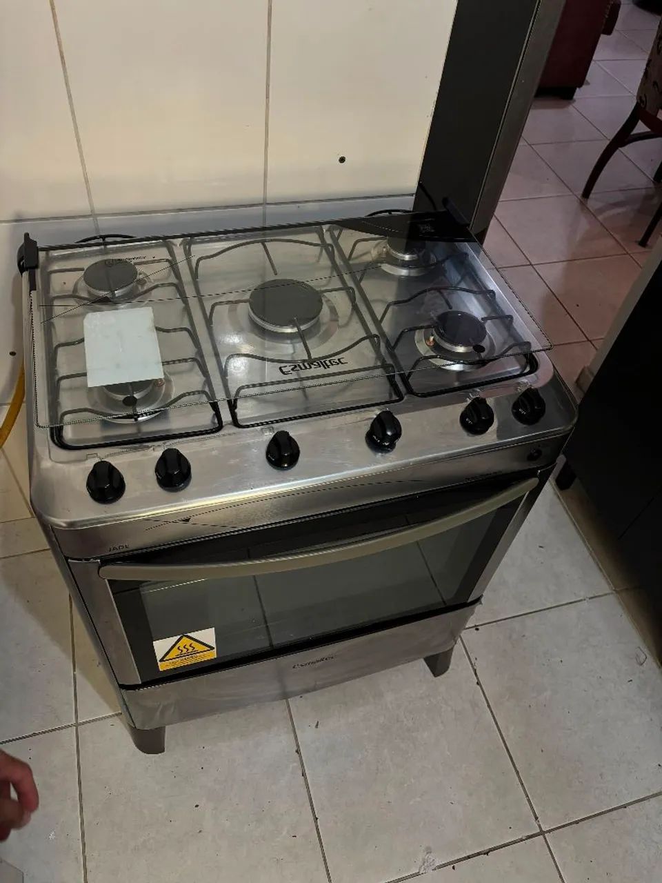 Fogão Inox 5 Bocas Esmaltec