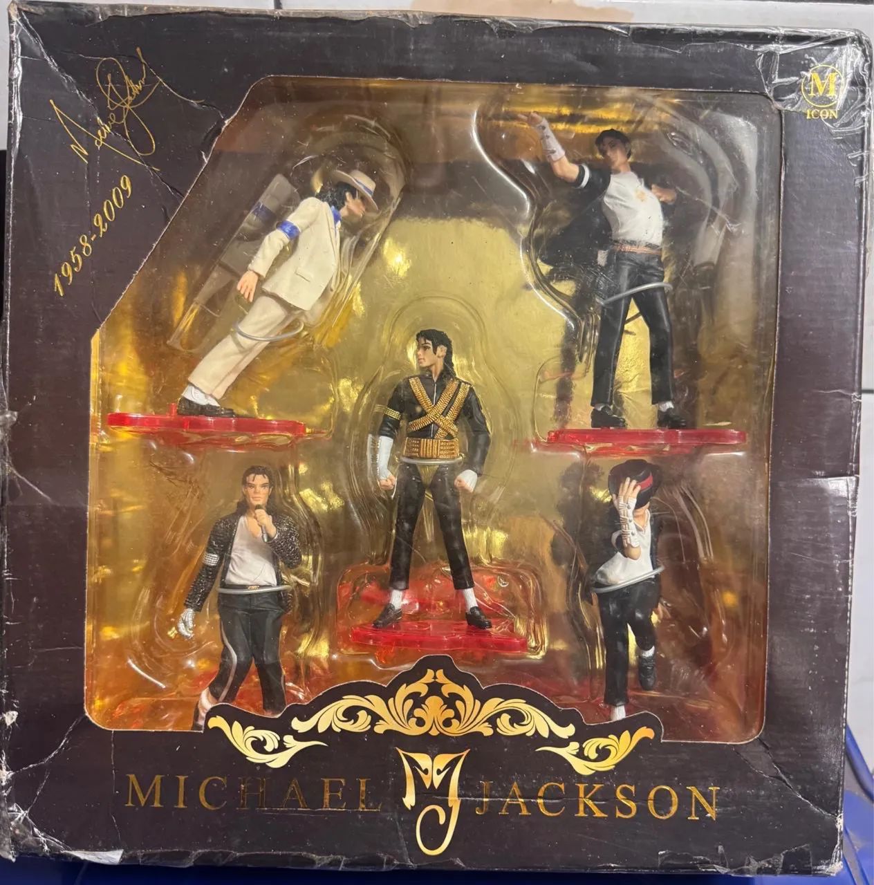 5 figuras do Michael Jackson - Caixa Original (item lacrado