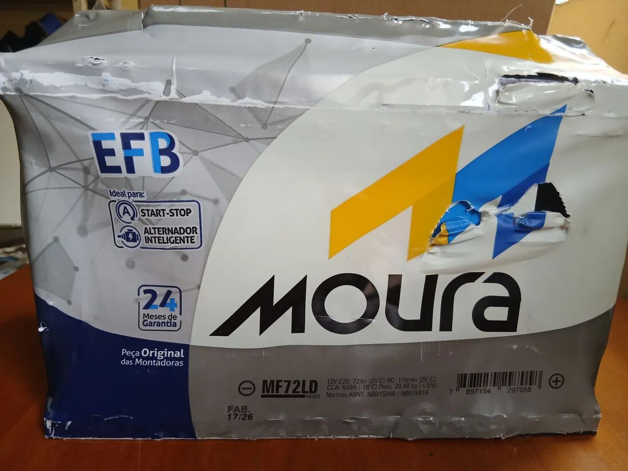 BATERIA MOURA START STOP  MF72LD