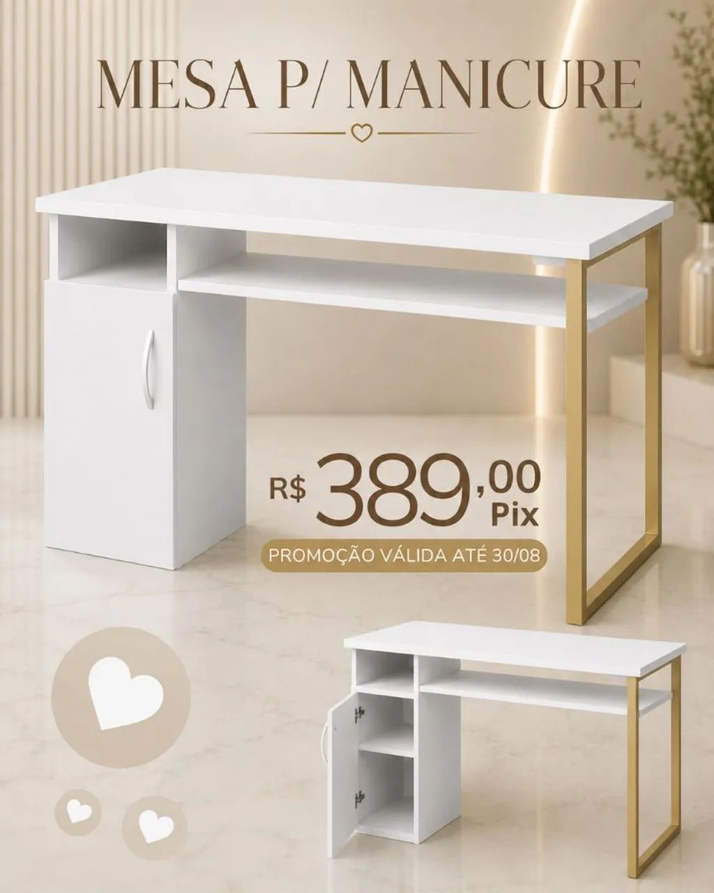 Mesa para Manicure 