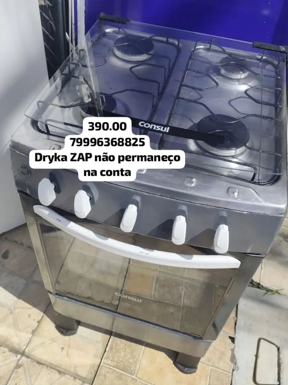 Fogão usado 