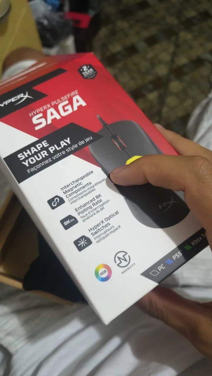 Mouse Gamer Hyperx Pulsefire Saga - Foto 3