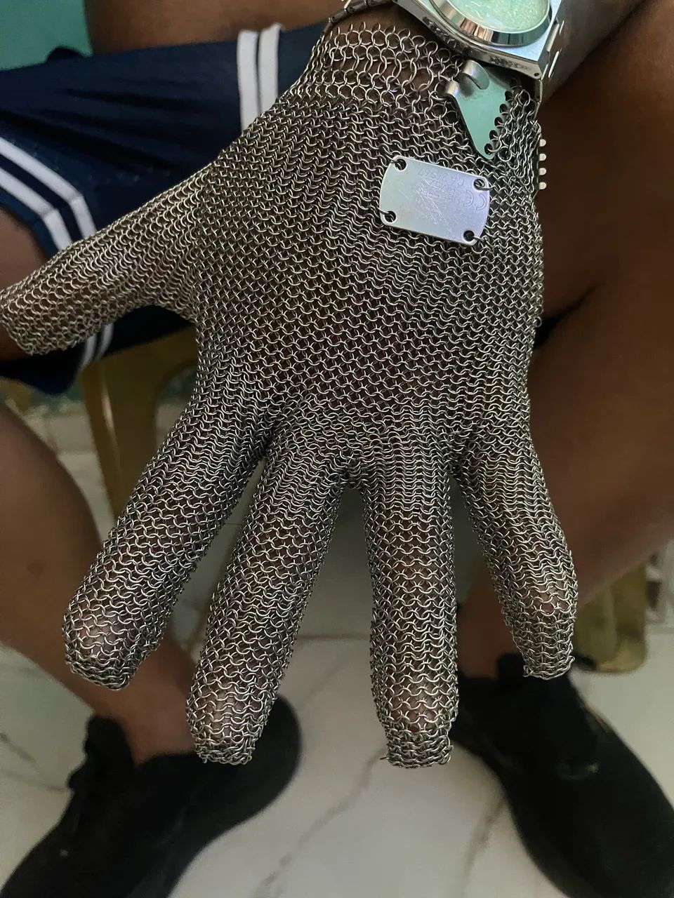 Luva de segurança de aço 