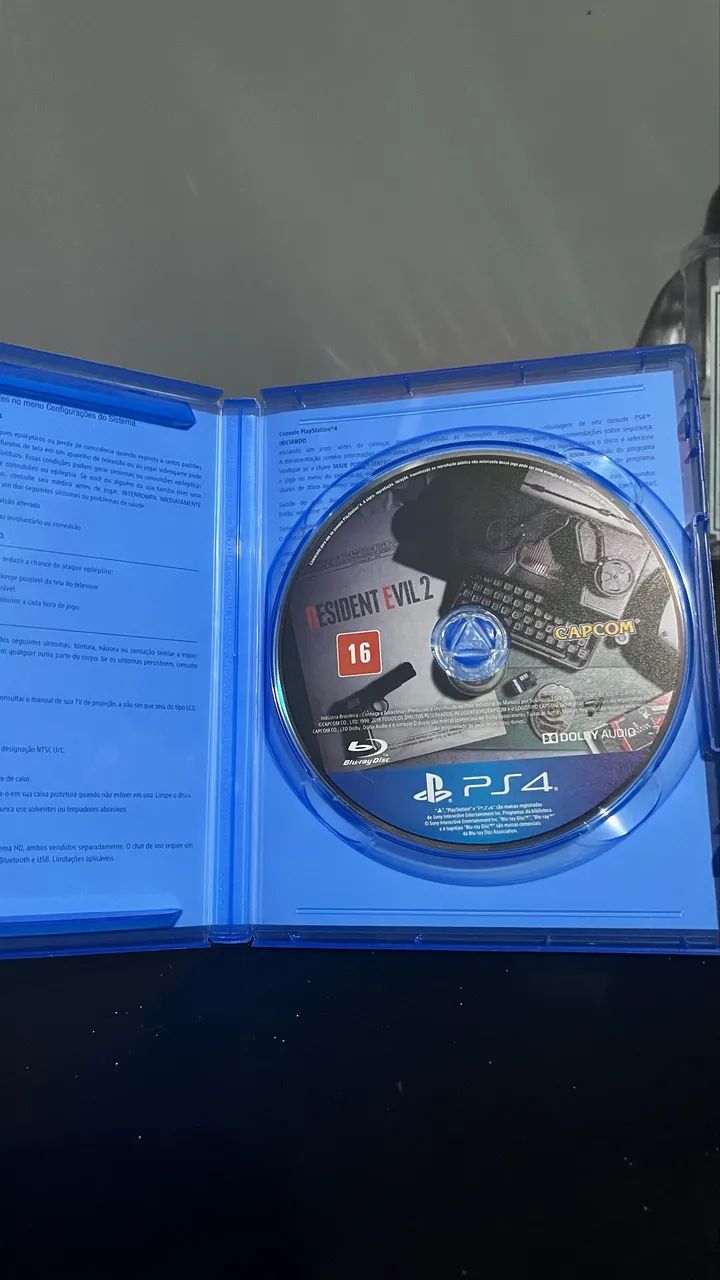 Jogo de PS4 resident evil 2 usado uma única vez  - Foto 3