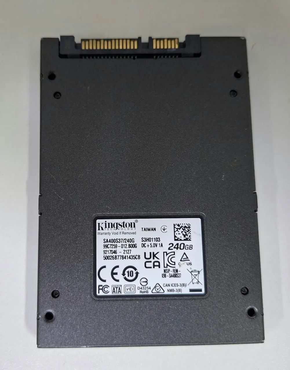SSD 240GB Kingston saudável (V.E.N.D.O) - Foto 2