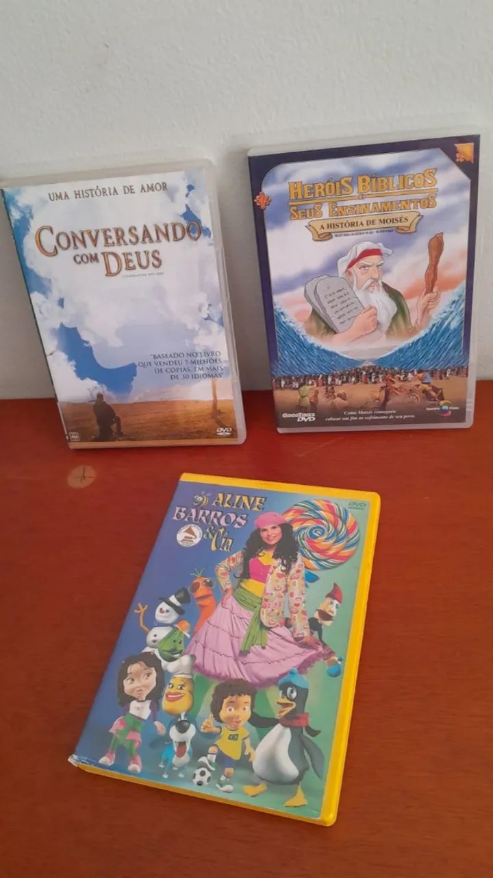 Lote 3 DVDs Evangélicos Aline Barros Conversando com Deus - Foto 3