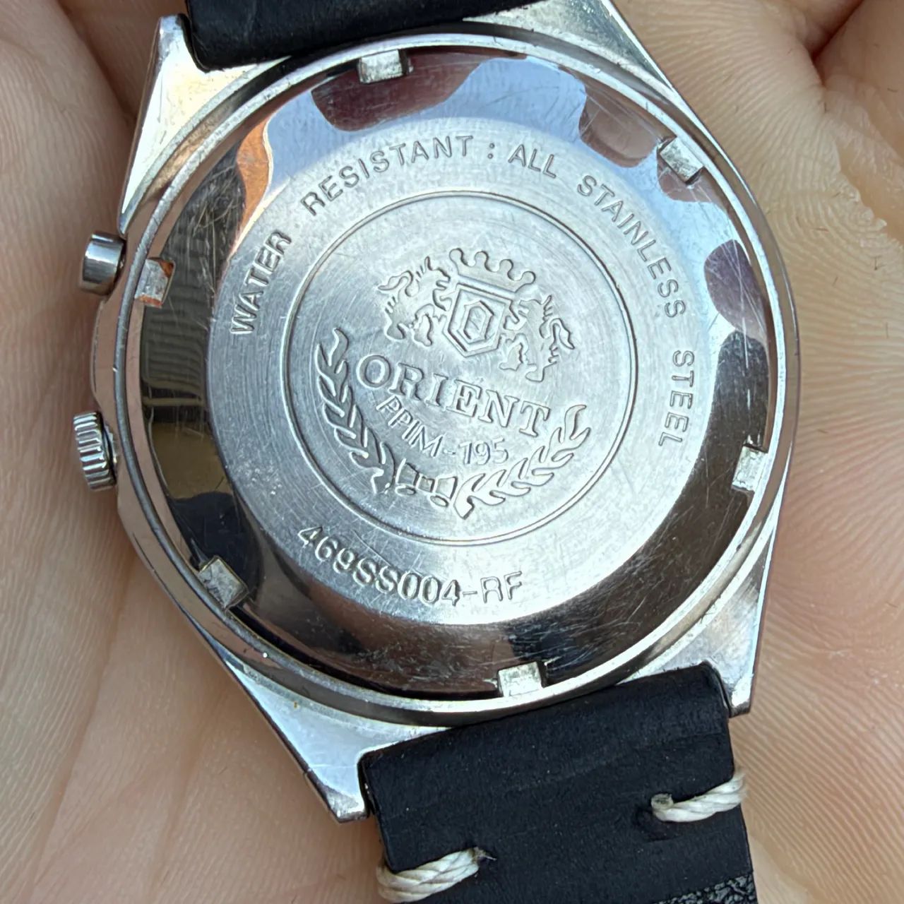Relógio Orient 3 Estrelas Automático Marrom VINTAGE  - Foto 4