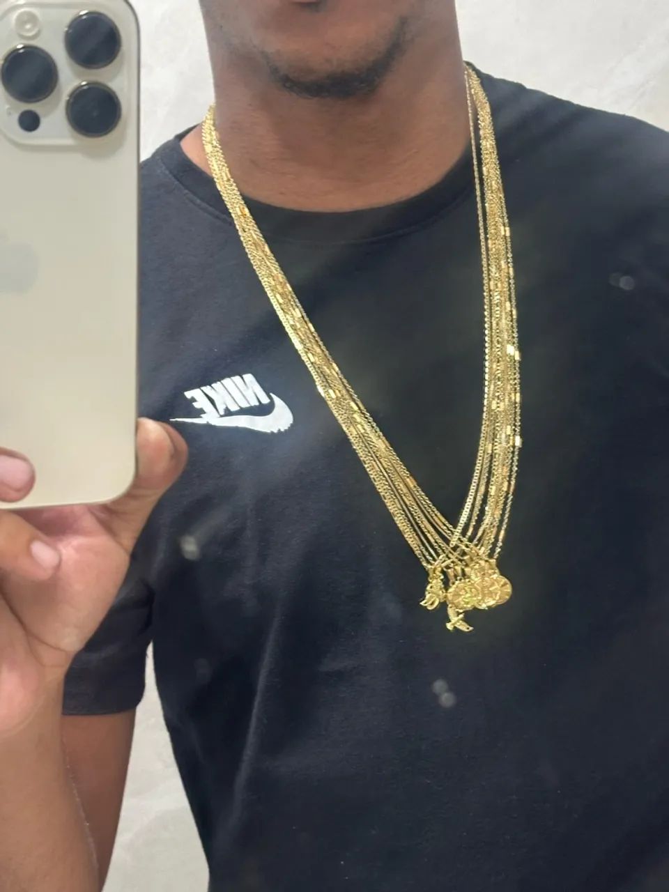 Cordão fininho 100% moeda antiga  - Foto 2