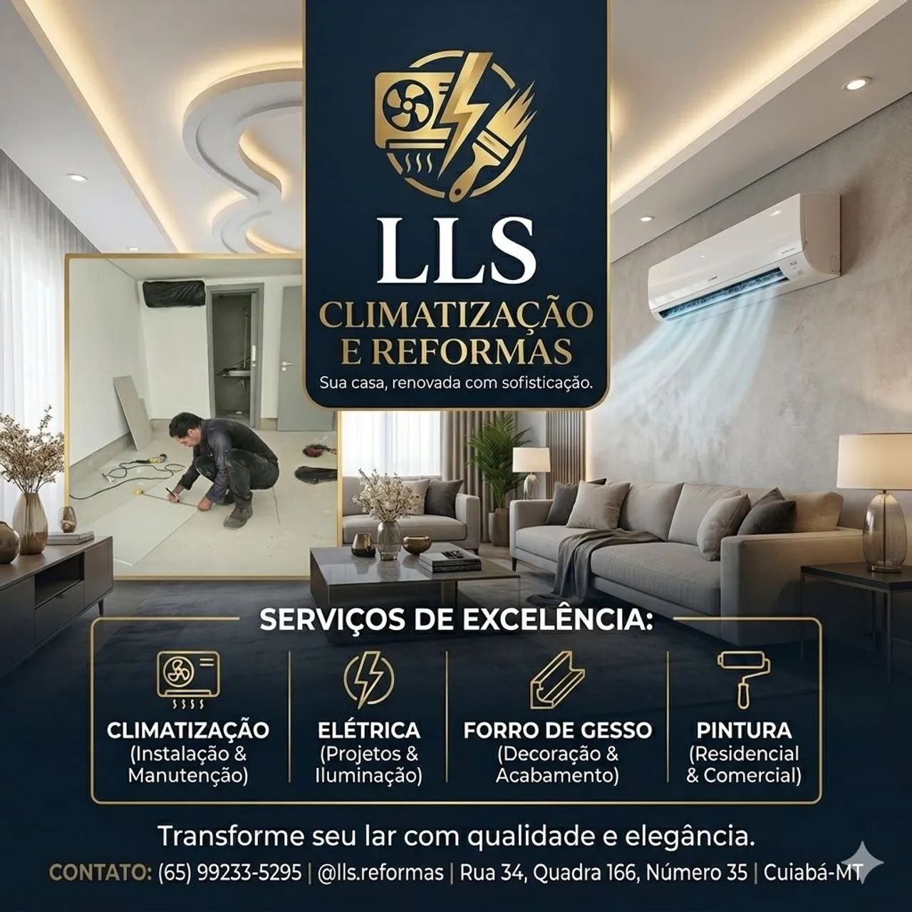 Ar condicionado e reformas do projeto ao acabamento . - Foto 3