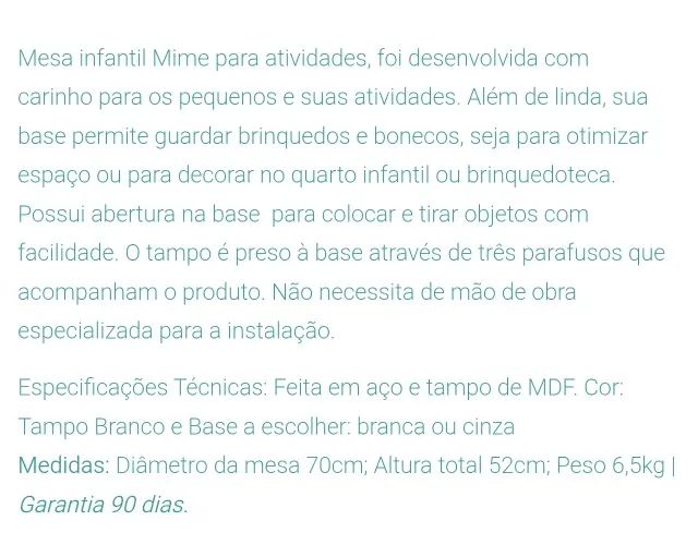 Mesa Infantil com 2 cadeiras - Foto 2