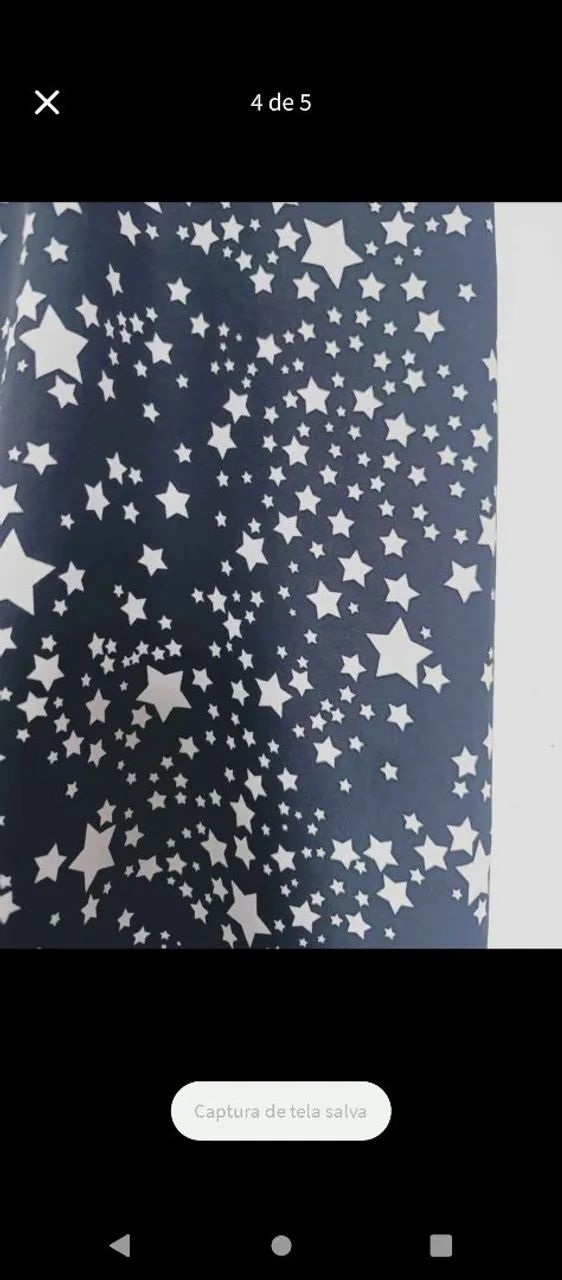 Vestido soltinho estrelas tamanho P - Foto 5