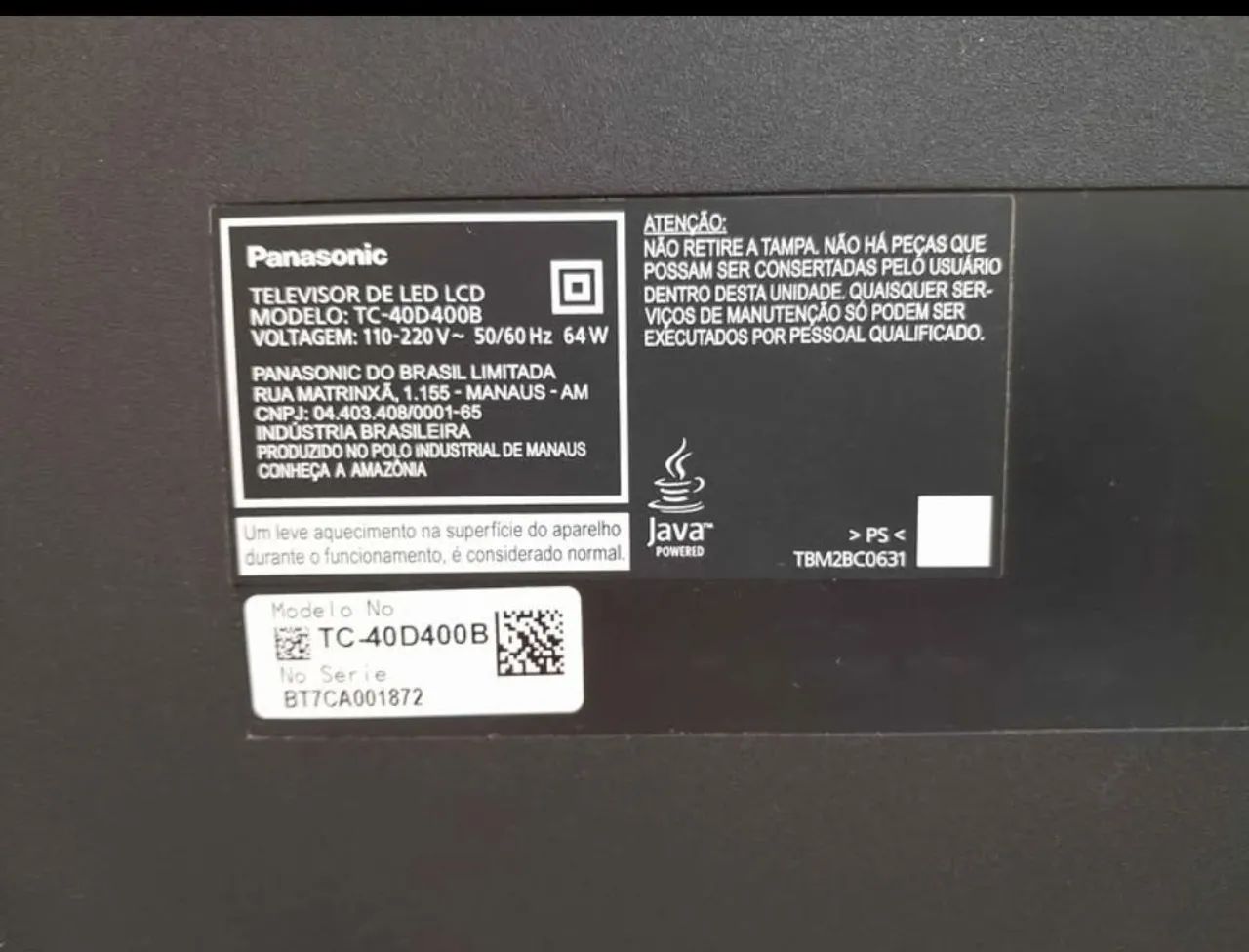 Tv Panasonic Led 40 + smart TV box  - Foto 3