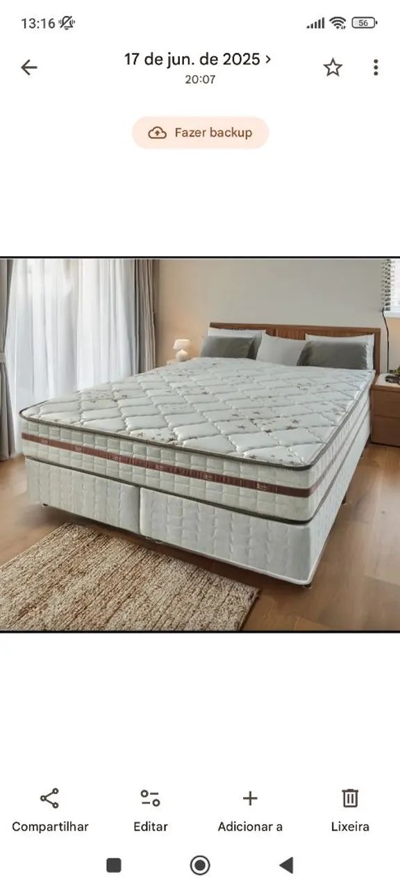 Cama box King Classic da Anjos Nova Embalada 