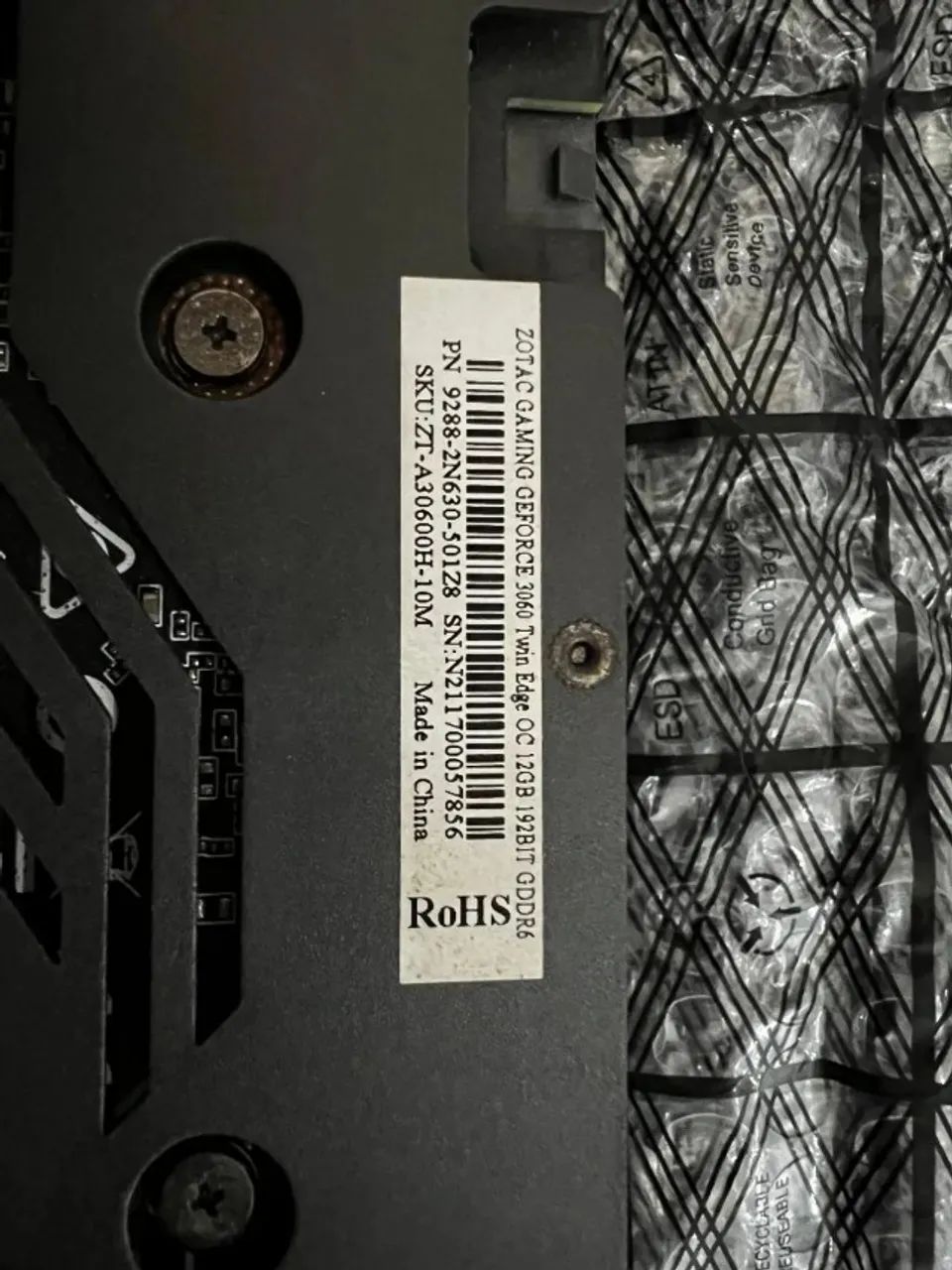 Placa de Video ZOTAC GAMING GeForce RTX 3060 12GB GDDR6 (parcelo) - Foto 5