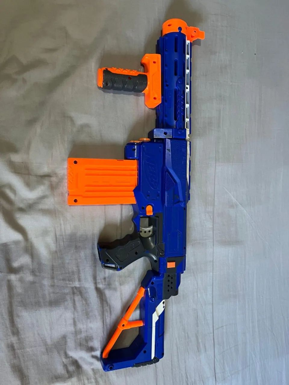 Lote Lançadores Nerf e X-Shot (Retaliator Completa + Acessórios) - Foto 2