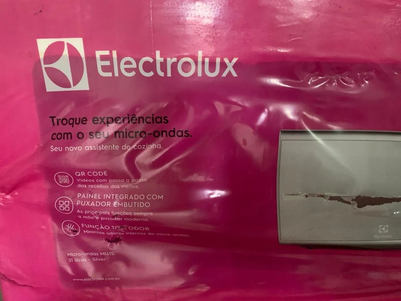 Micro-ondas ELETROLUX - PRATA - MILIS 31 litros - Silver - Foto 2
