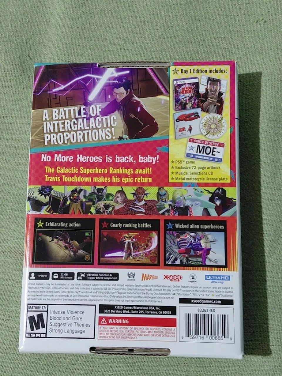 No More Heroes 3 Day 1 Edition PS5 - Box 100% Completo (Frete