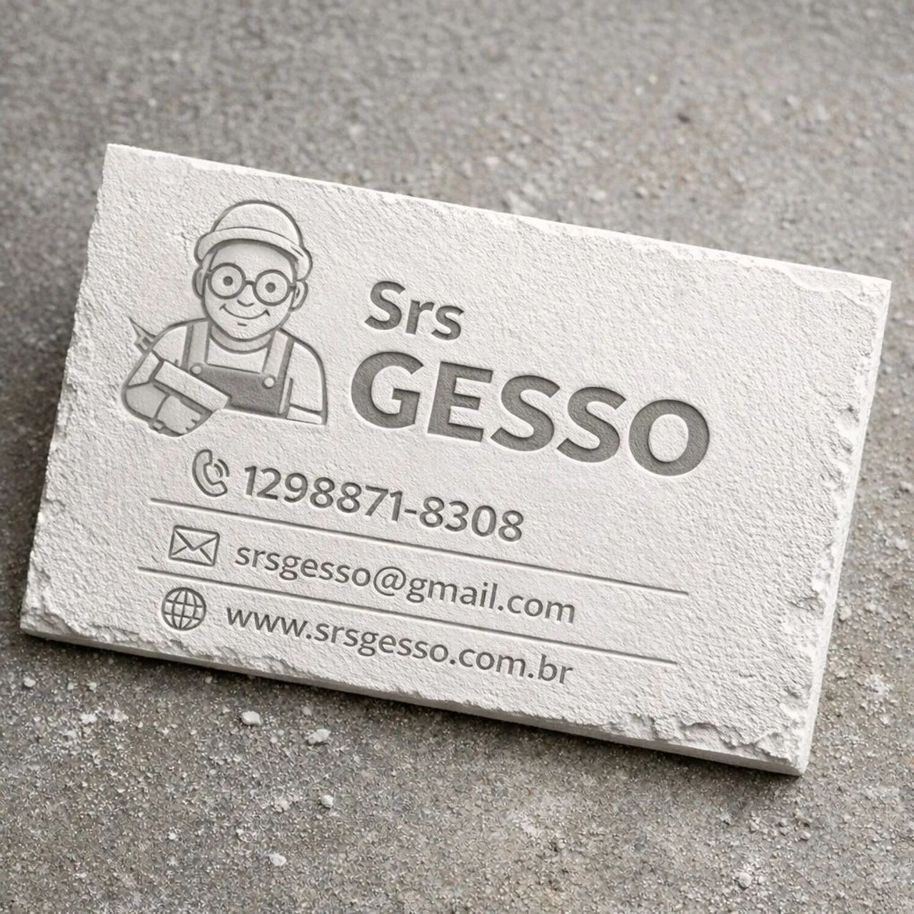 Tudo em gesso 