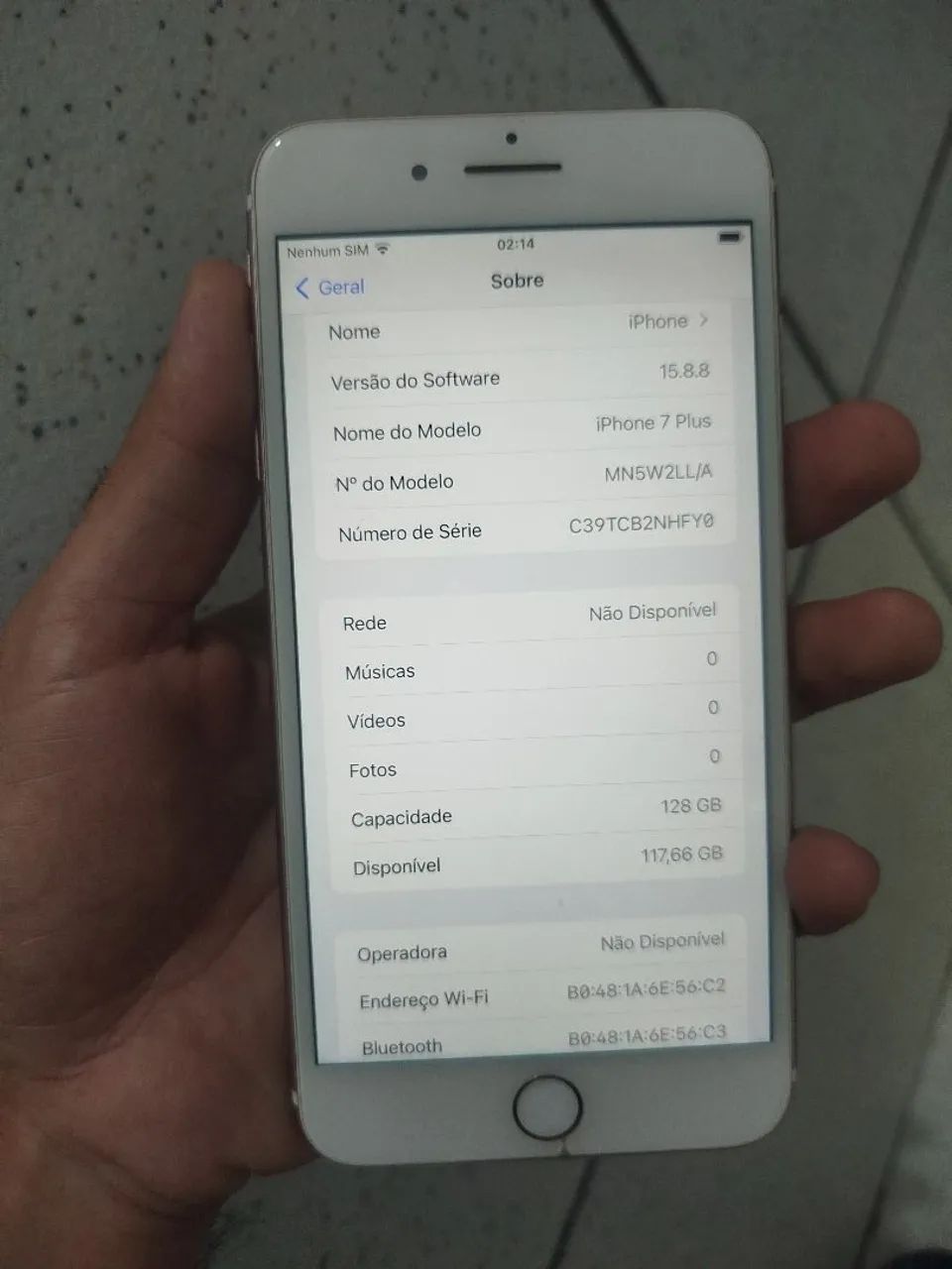 iPhone 7 plus bateria 100%, 128 gigas, bem conservado - Foto 5