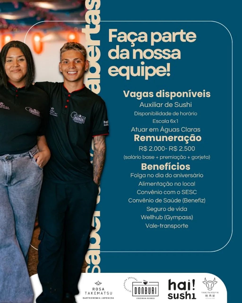 AUXILIAR DE SUSHI