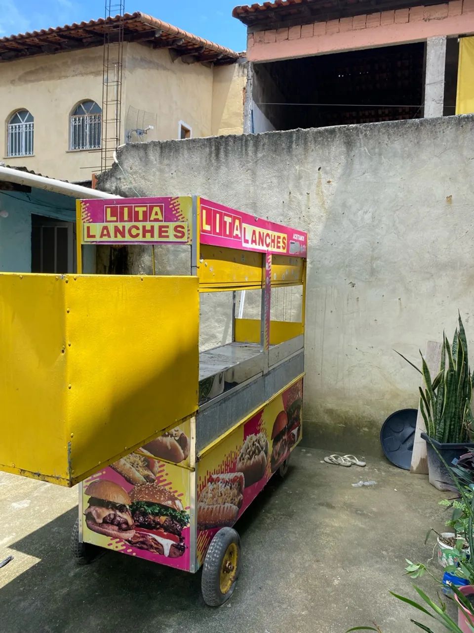 Barraca de lanche completa 