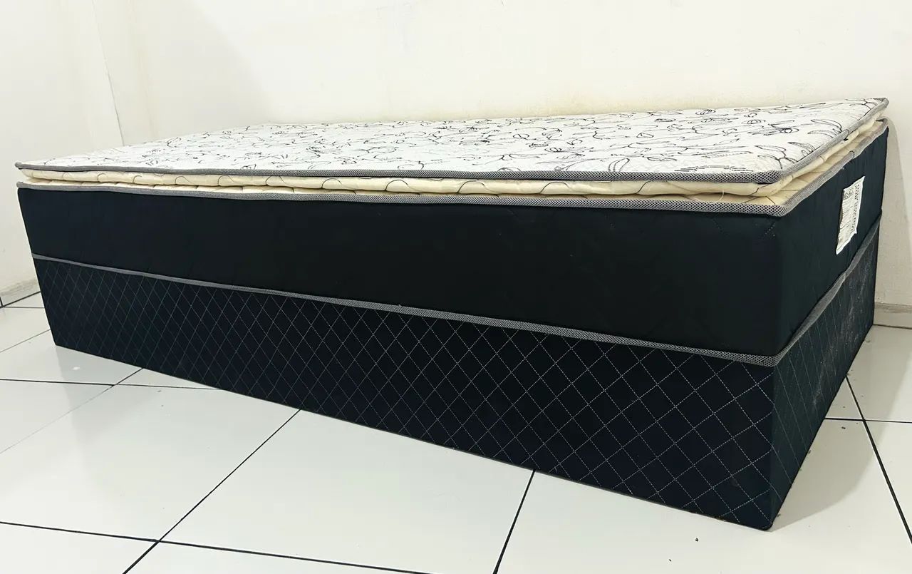 Cama Box Conjugado Solteiro Softflex - Estado de Nova / Pouco Uso - Foto 3