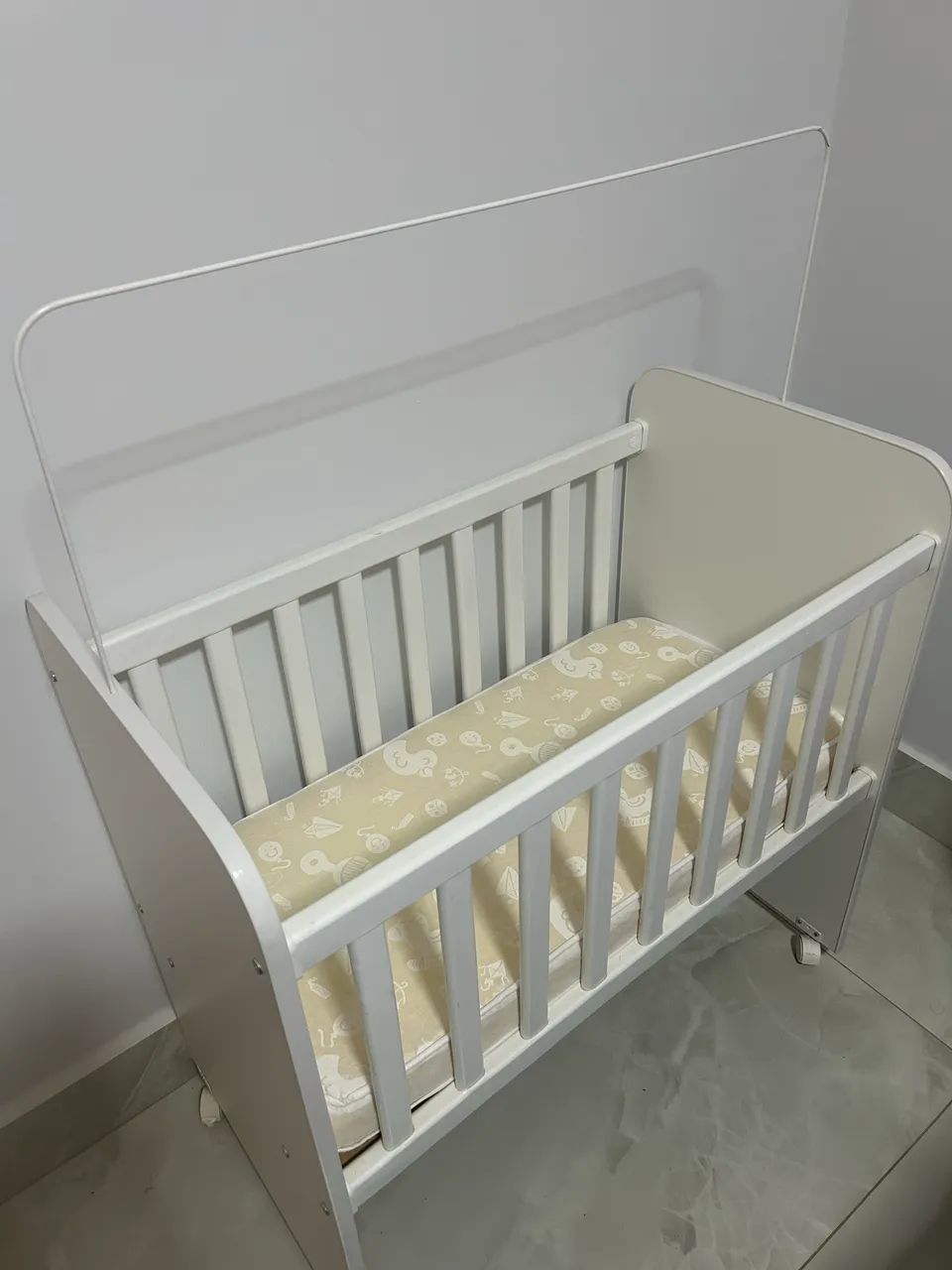 Mini Berço com Colchão + Kit Berço Princesa Completo - Foto 3