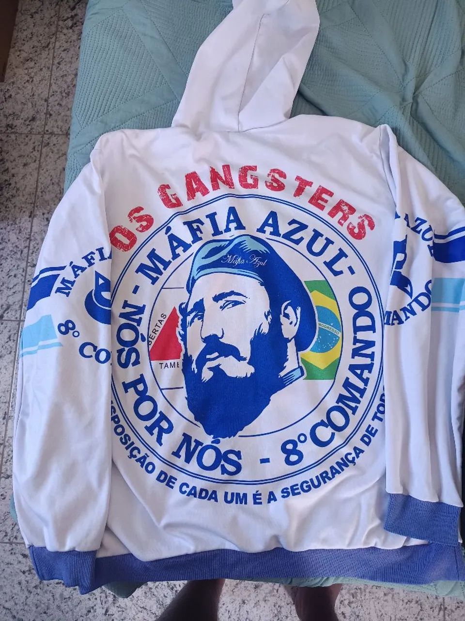 Moletom máfia azul - Foto 2
