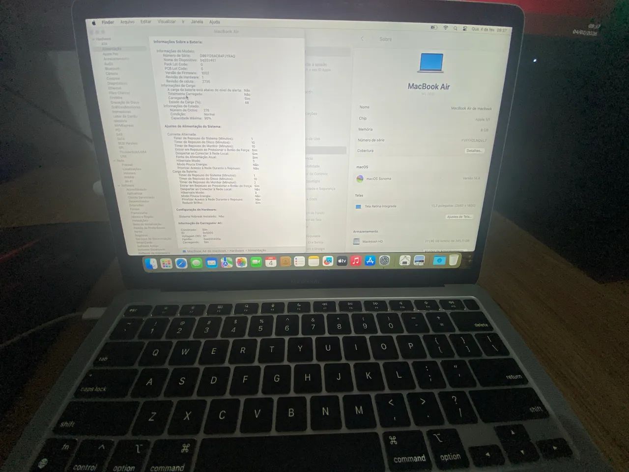 MacBook Air m1 prata - Foto 5