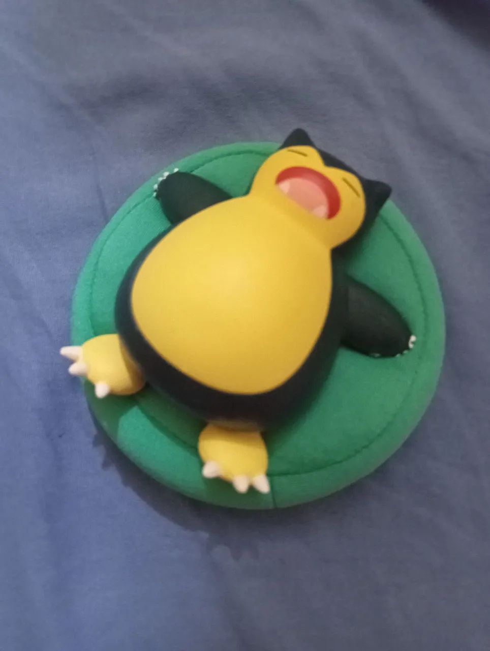Boneco Action Figure Pokemon Snorlax Dormindo na Almofada - Foto 3
