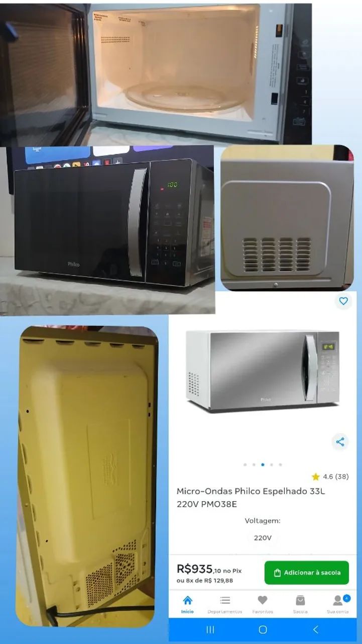 Microondas Philco 127v 