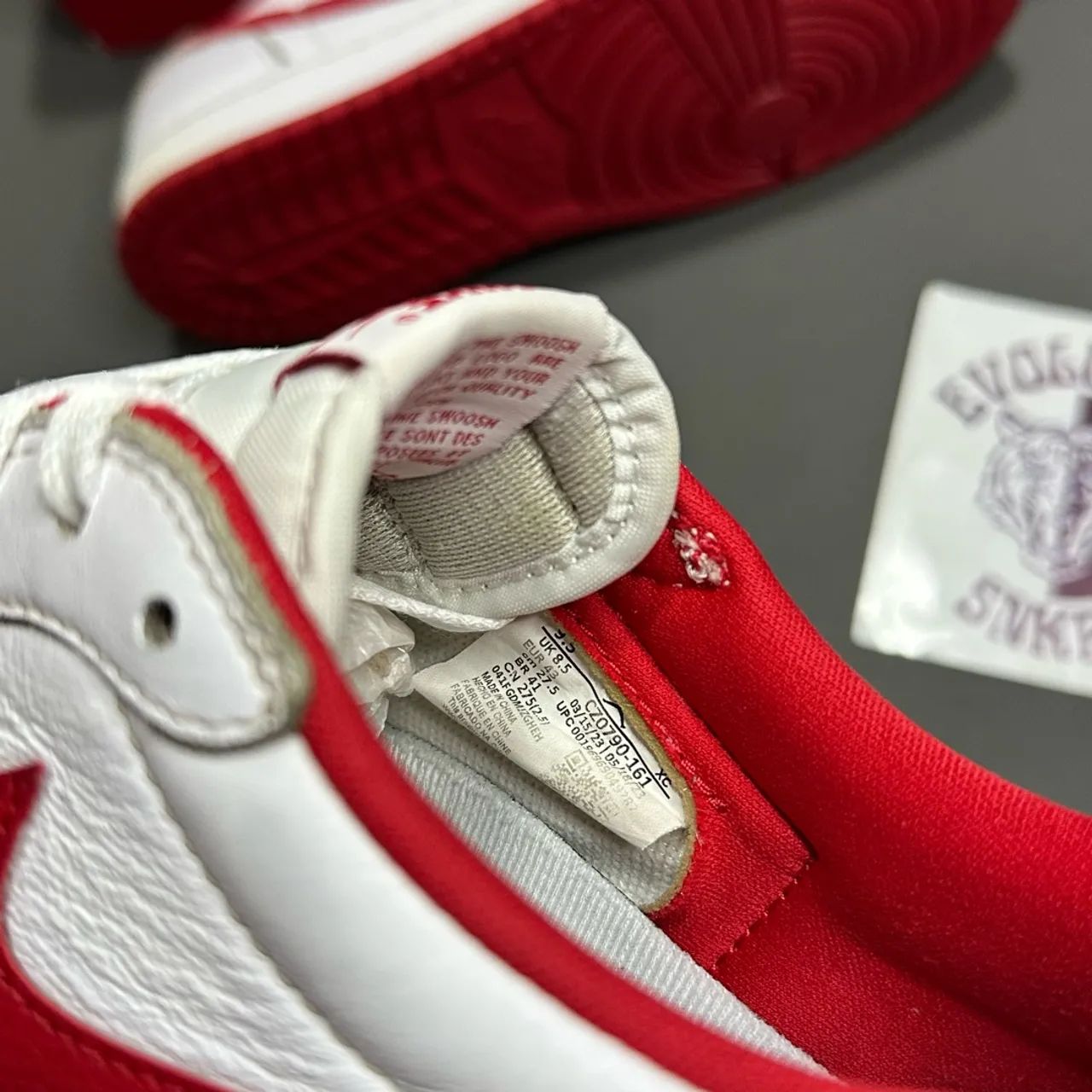 Air Jordan 1 Low OG White Red - Foto 5