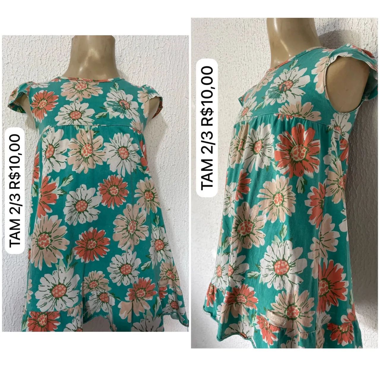 Vestido infantil número 4 anos 