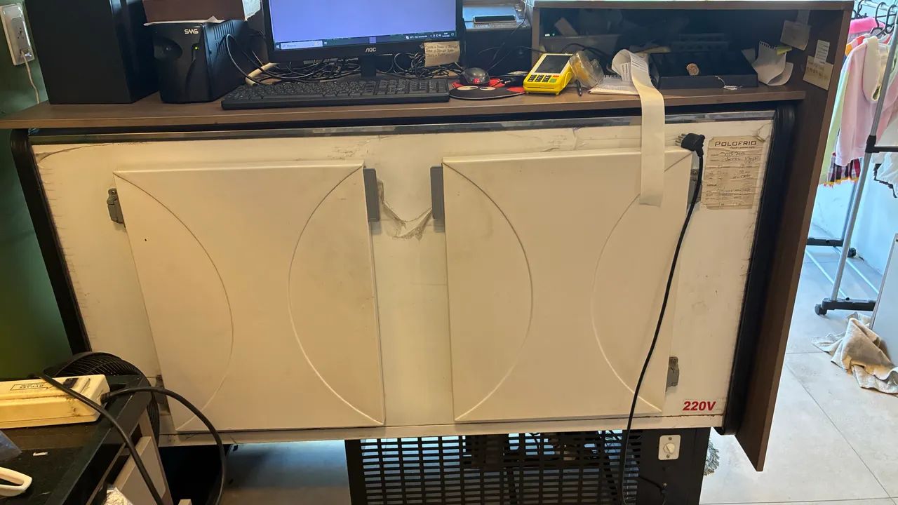 Balcão refrigerado com caixa e balcão juntos  - Foto 2