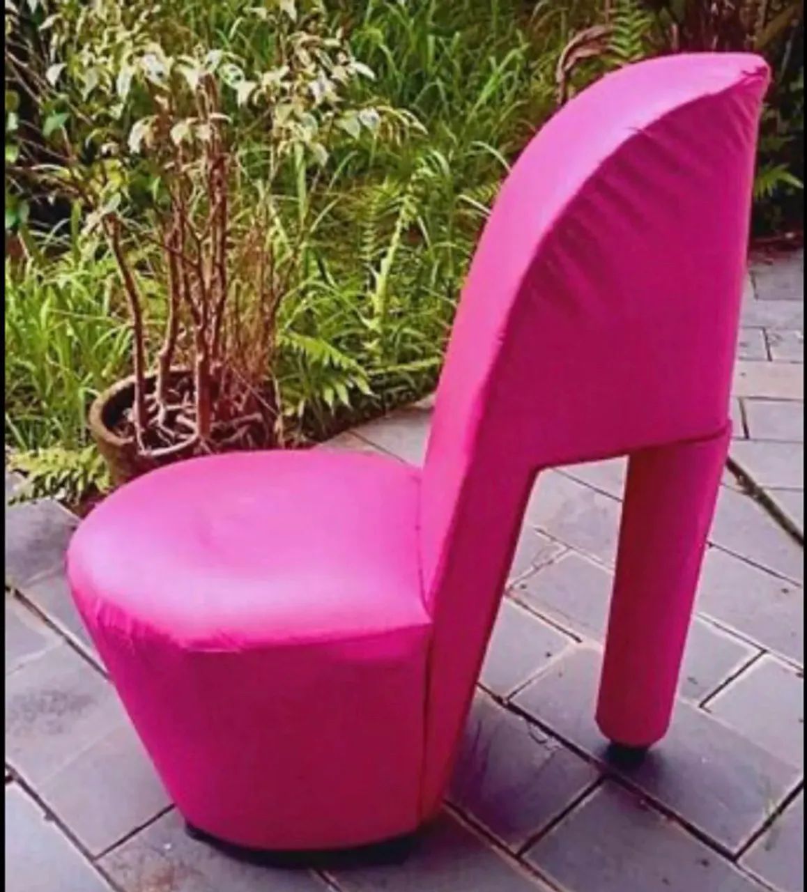 Poltrona Salto Alto Rosa - (2 unidades) - Foto 2