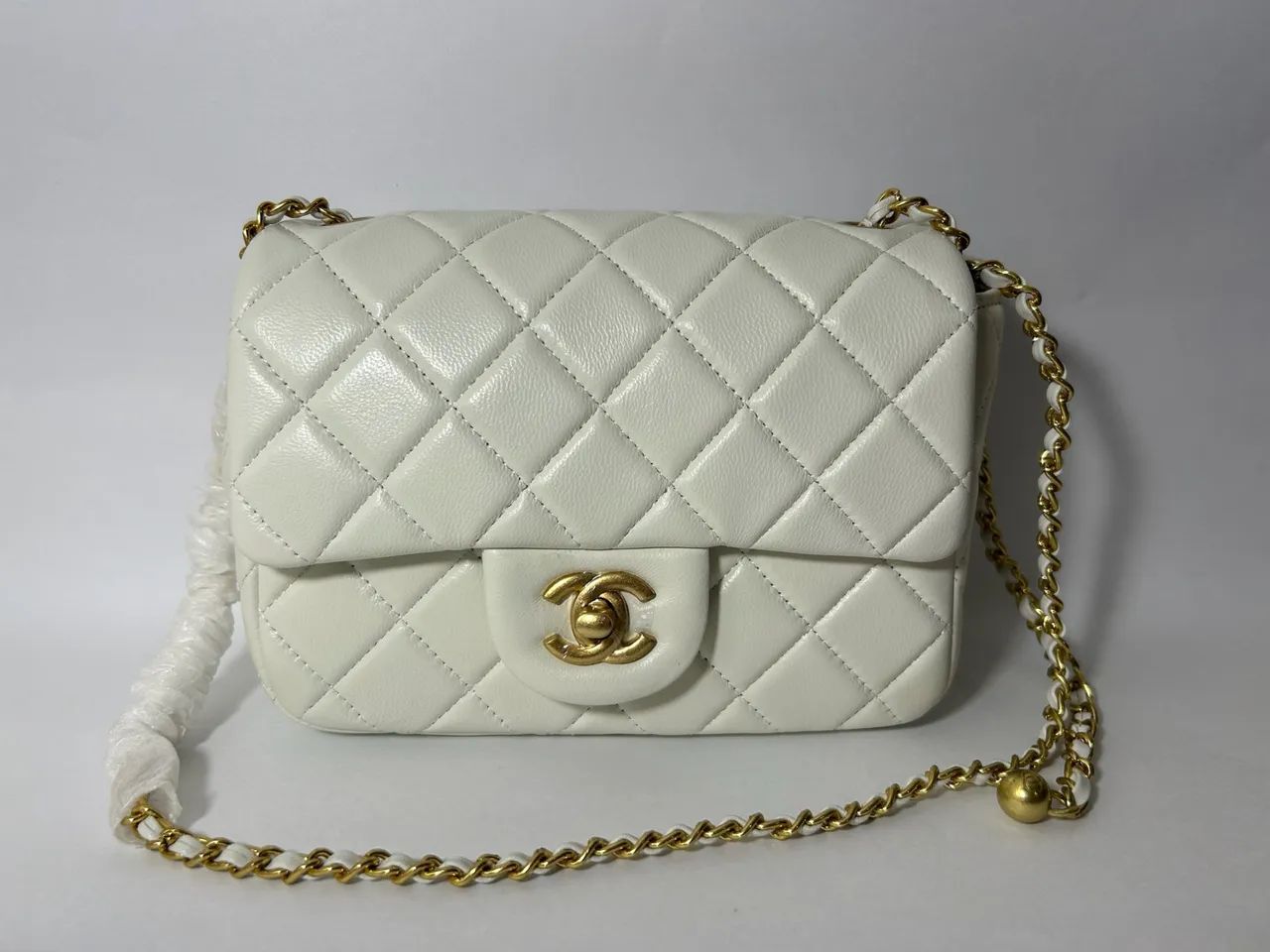 Bolsa Chanel branca  - Foto 2