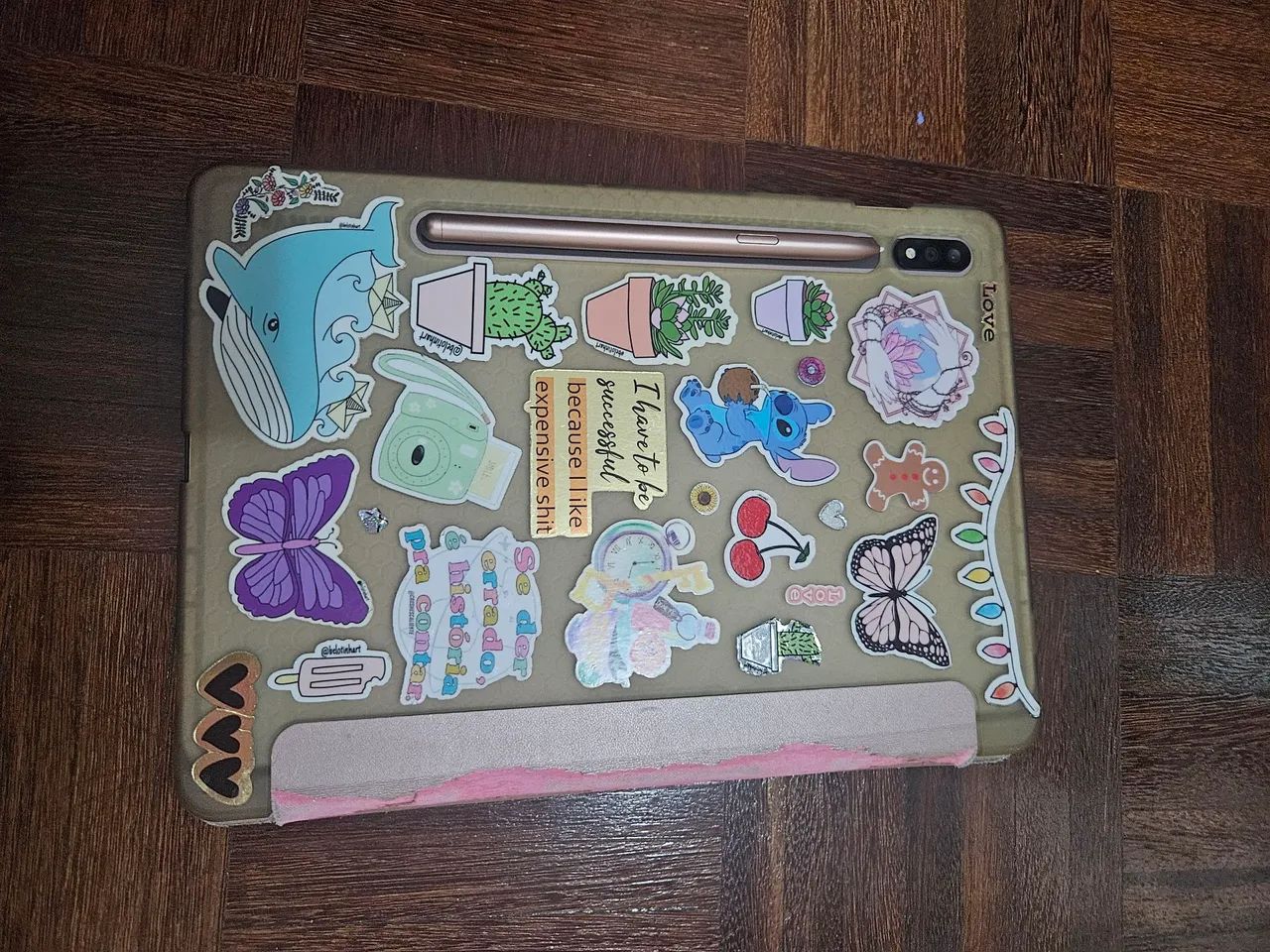 Kit Samsung Galaxy Tab S7 (Com Defeito / Para Peças) + S Pen + Capa - Foto 2