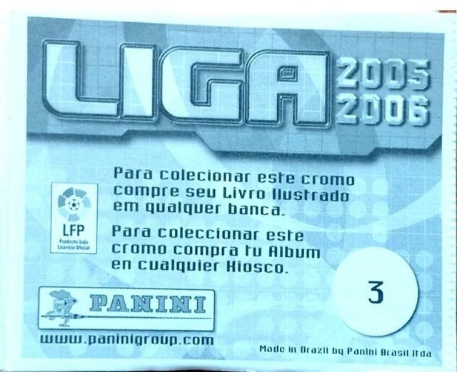 Figurinhas do Álbum Campeonato Espanhol 2005/06 