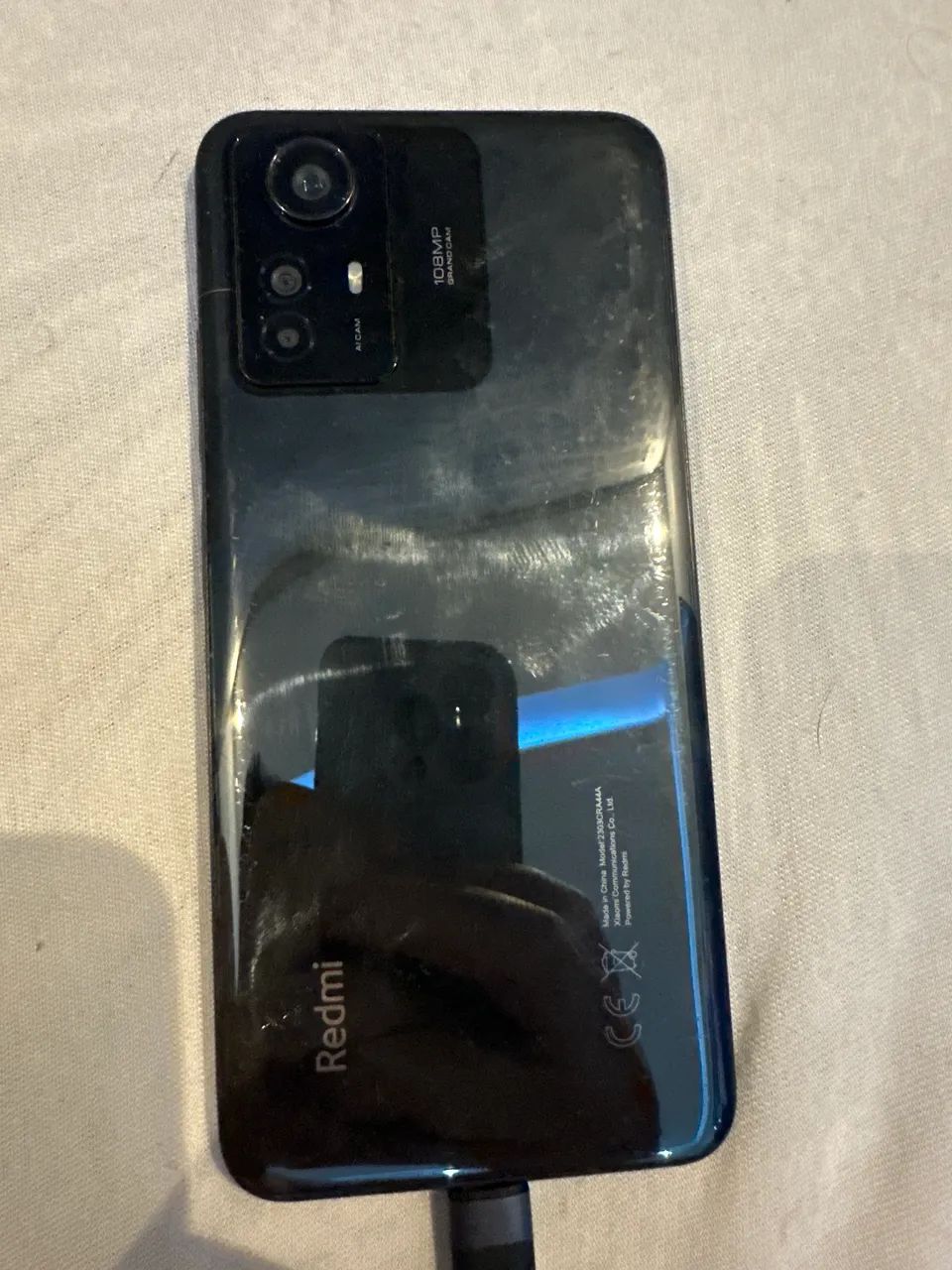 Redmi 12s 256gb com TRINCO fio de cabelo - Foto 2