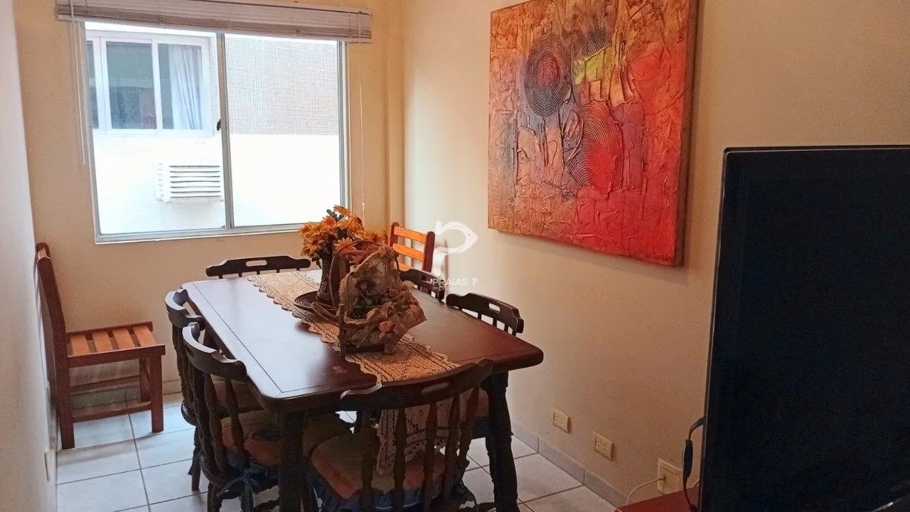 Apartamento mobiliado, 3 dormitórios, Enseada, Guarujá