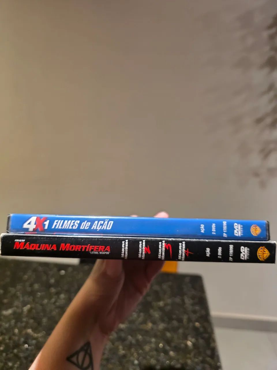 DVD Coleção Máquina Mortífera 1 a 4 com luva - Foto 3