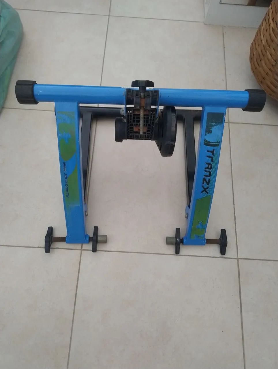 Rolo de treino de bike