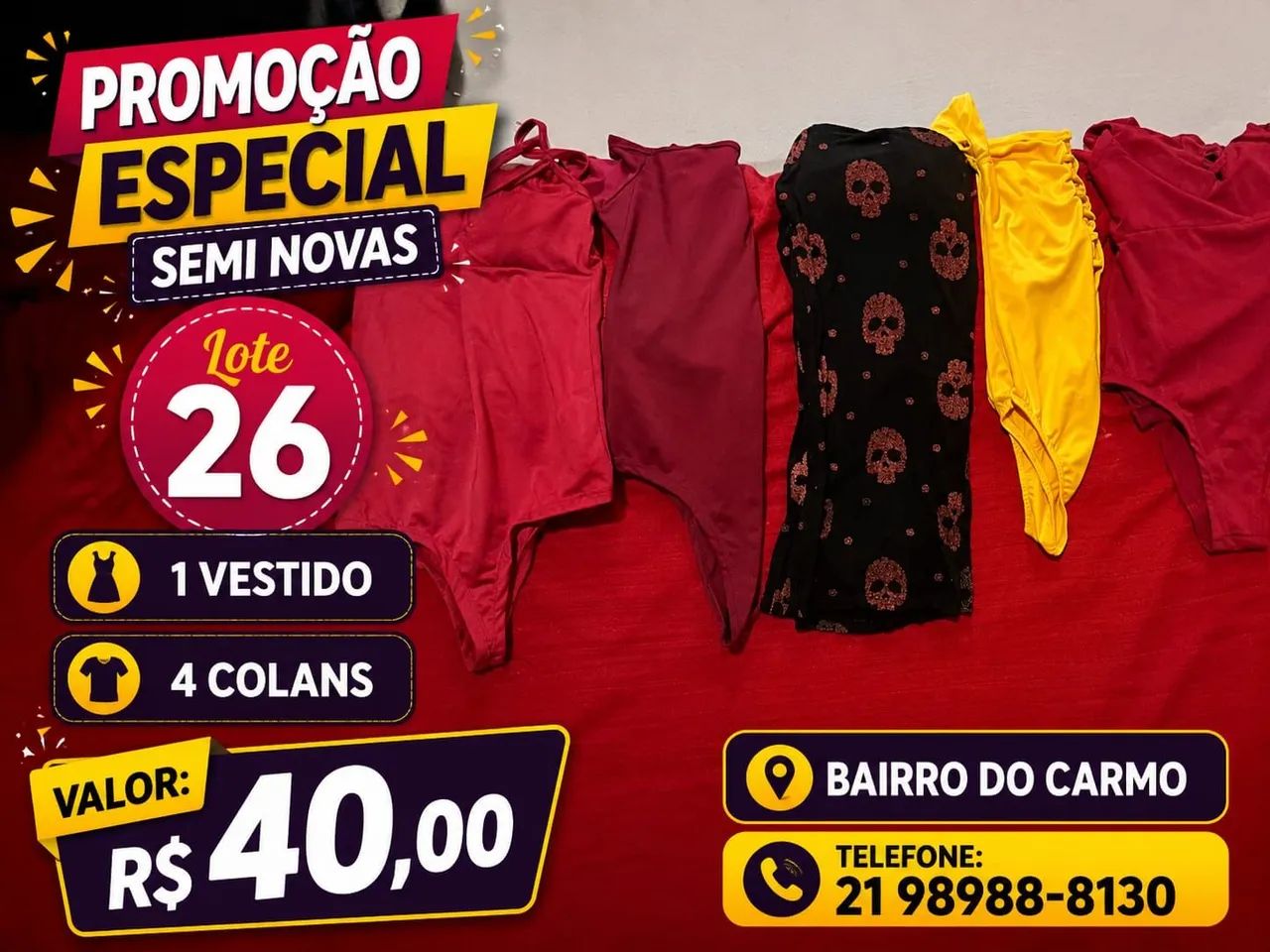 Lotes de Roupas Femininas vários tipos e tamanhos. - Foto 2
