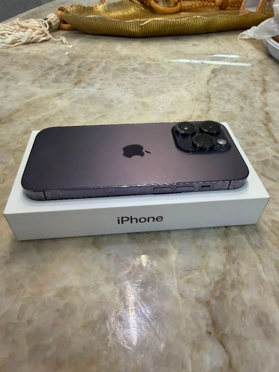 Iphone 14 pro 256g com caixa todo original  - Foto 5