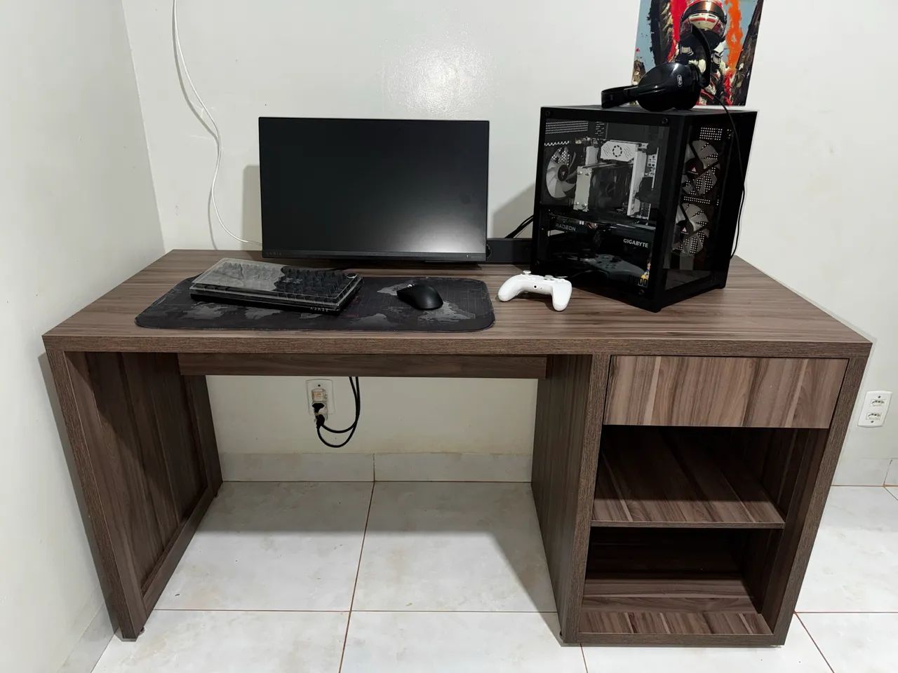 Mesa de escritório/Gamer em MDF