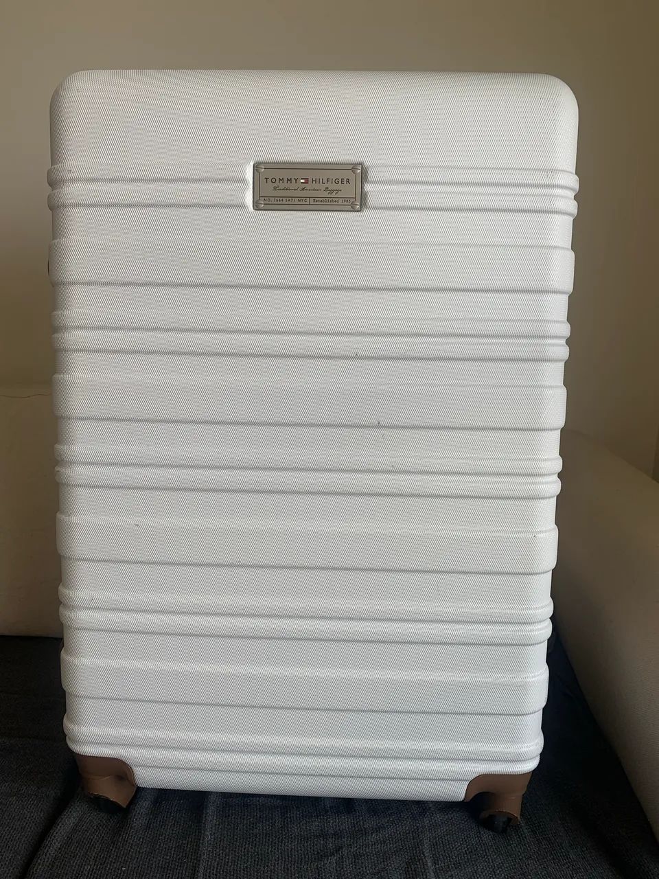 TOMMY HILFIGER - Mala 23kg - Branco - ORIGINAL EUA